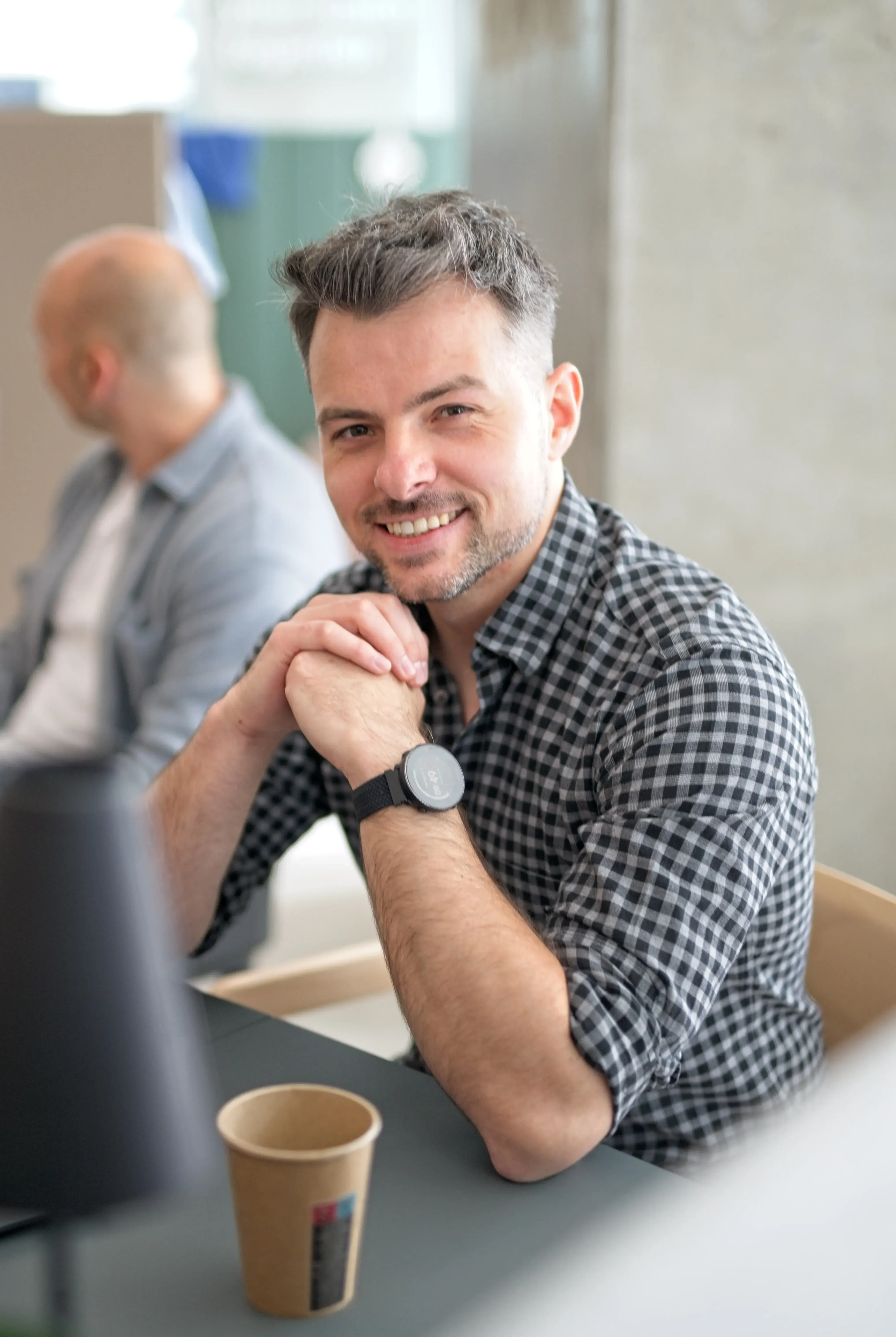 Szymon in our office